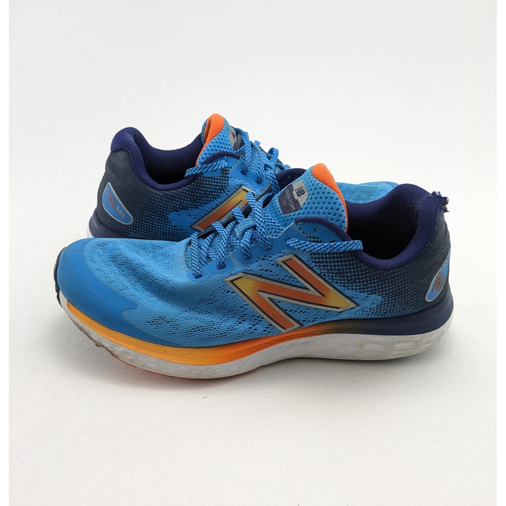 Mens New Balance Fresh Foam 680 Blue Orange Running Shoes M680FB7 Size 10.5
